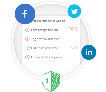Privacy Defender - free chrome and firefox app, to manage your privacy settings in social networks (Facebook, Google, Twitter)